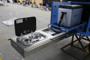 Remolque de Camping Ligero y Ecológico de Aluminio, Directo de Fábrica, con Techo Expandible Independiente, para 2 Personas, Deslizable - Product Image 5