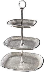 Support à gâteau décoratif en métal, best-seller, avec finition dorée, pour la présentation de gâteaux de mariage et de fête de luxe, utilisé par un fournisseur indien - Product Image 4