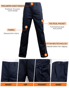 Uniforme de Guardia de Seguridad para Hombre en Azul Oscuro, Chaqueta y Pantalones para Primavera y Otoño - Product Image 4