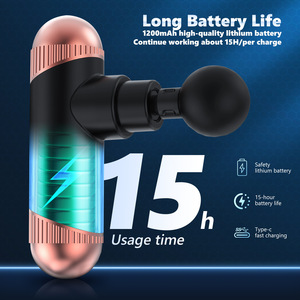 Nuevo Diseño, Mini Pistola de Masaje Profesional Recargable, 6 Cabezales, Masajeador Potente, Pistola de Masaje Facial de Tejido Profundo - Product Image 4