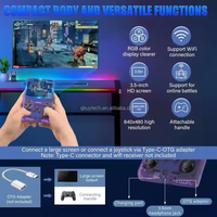 Consola de Videojuegos Portátil QBUY R40S Pro, Rockchip RK3326, Pantalla IPS de 3.5 Pulgadas, Linux, 64 GB, Batería de 3500 mAh, Wi-Fi, Reproductor con Más de 40,000 Juegos