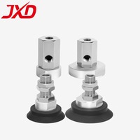 JXD pour ZPT40 Ventouse de levier à soufflet large robuste A14/A16 40mm avec tampon NBR/Silicone pour la manipulation de tôles courbées