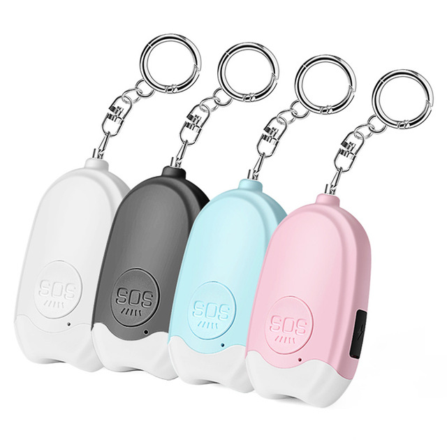 Best Price Safesound Portable 140db Anti-Rape Personal Alarm Safety System ABS Material Keychain Panic Safety Device