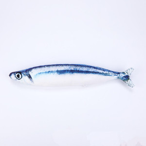 Eco-Friendly Cartoon Small Stuffed Toy Doll Soft <b>Plush</b> 3D Fish Shape Daily Use Chew <b>Cat</b> Toy - Product Image 6