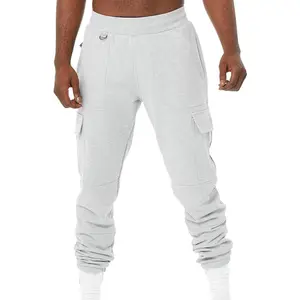 Pantaloni da uomo personalizzati estivi sportivi Casual pantaloni della tuta impilati Cargo da uomo con tasche 3D