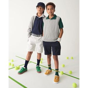 Shorts chino stretch pour garçons The Children's Place, taille mi-haute, respirants, en coton tissé et élasthanne, style Bermuda - Product Image 2
