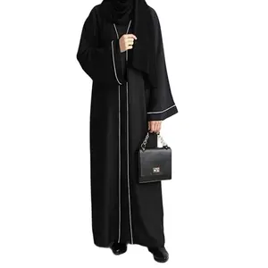 F359# Fashion Simplicity Arabic Duba Style Cardigan Marroqui Jubah Muslimah Women Kaftan Abaya Islamic Clothing