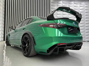 Alerón Trasero de Fibra de Carbono Seca de Alta Calidad, Estilo Trébol de Cuatro Hojas GTA, para <span class=keywords><strong>Alfa</strong></span> Romeo <span class=keywords><strong>Giulia</strong></span> - Product Image 5