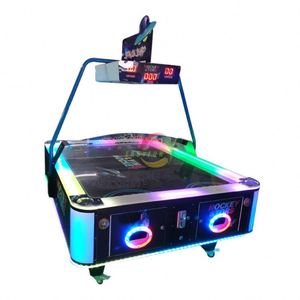 Wholesale Indoor Amusement Electronic Game 4 Players air Hockey <b>Table</b> Game Machine - Product Image 2