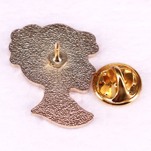Insignia de oro al por mayor duro obstinado testarudo chica esmalte solapa Pin proveedor promocional alta calidad perfecto recuerdo - Product Image 6