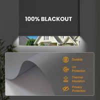 Stores à enroulement manuels sans fil, anti-UV, à commande par ressort, design moderne, les plus vendus pour hôtels et usage domestique