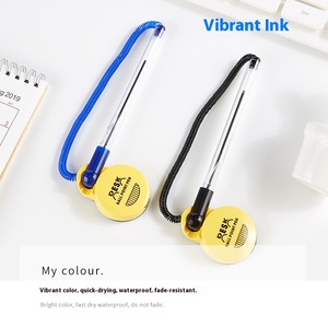 Pensil meja tulis kantor Senyum kreatif 0.5 "peluru depan bisnis pulpen Logo plastik tanda tetap untuk bisnis meja depan - Product Image 4