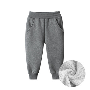 Molletonné pour enfants, pantalon Long, épais, décontracté, Sport, garçons, bleu, noir, gris, automne, hiver, <span class=keywords><strong>2022</strong></span> - Product Image 3