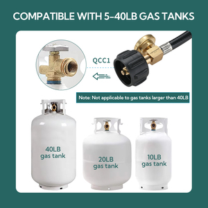 <span class=keywords><strong>Adaptateur</strong></span> de réchaud de camping Campingmoon <span class=keywords><strong>Propane</strong></span> à <span class=keywords><strong>Butane</strong></span> avec valve de tuyau d'extension en caoutchouc Convertir - Product Image 5
