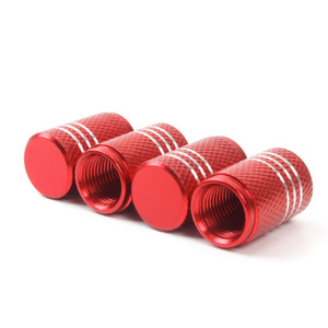 Tapas de Válvula para Neumáticos Tesla Model 3 X Y S, 11 mm, Rojas, de Aleación de Aluminio, Repuesto para Tapas de Válvula sin Cámara - Product Image 2