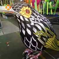 Weihnachts fest Laterne Show Tier Laterne Papagei Vögel Laterne Festival für Park