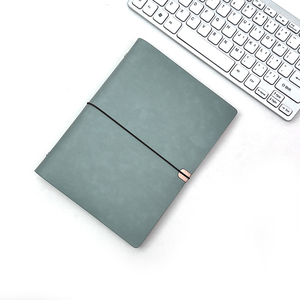 A5 B5 A6 da Retro <span class=keywords><strong>handmade</strong></span> bơm lại Tạp Chí PU bằng văn bản cổ điển máy tính xách tay Nhật Ký với dây đeo - Product Image 6