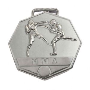 Medalla Deportiva de Boxeo MMA de Metal 3D en Latón Personalizada y Económica de Fábrica con Impresión en Serigrafía y Grabado para Uso Promocional - Product Image 2