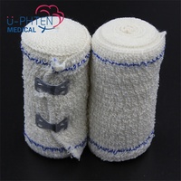 Bande de contention extensible de couleur naturelle 2025, rouleau de bandage élastique en crêpe de spandex pour usage médical hospitalier