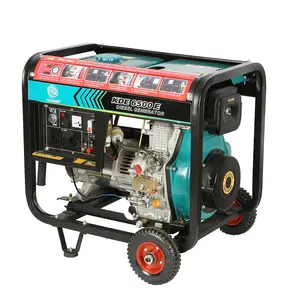 Generator Diesel portabel pendingin udara 5kVA KDE6500E baru kualitas tinggi dijual