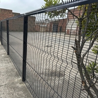 Clôture de haute sécurité, clôture à vue dégagée, clôture anti-escalade 358, revêtement en poudre et galvanisée