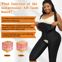 Almohadilla de tablero AB de espuma Lipo Abdominal de compresión de grado médico posoperatorio personalizable para reducción de hinchazón