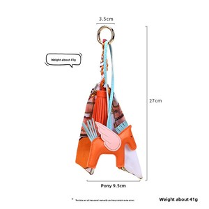 Mode Pu Lederen Hanger Met Lint Schattige Pony Gevleugelde Paardentas Charme Sleutelhanger Auto Sleutelhanger Handtas Accessoire - Product Image 6
