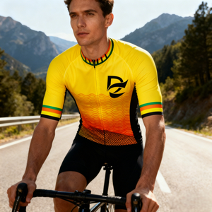 Maillot de Ciclismo de Alto Rendimiento, Secado Rápido, Diseño Ajustado, Impresión de Logotipo Personalizado, para Ciclistas Profesionales de Carreras de Carretera - Product Image 3