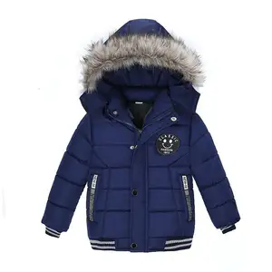 Mode Gros Enfants Enfants Personnalisés Enfants Polyester Grand Garçon Outwear Manteau