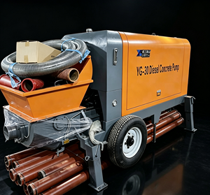 Pompe à <span class=keywords><strong>béton</strong></span> 50m3/h, unité électrique miniature avec <span class=keywords><strong>buse</strong></span> de pulvérisation, fabriquée <span class=keywords><strong>en</strong></span> Chine, excellent <span class=keywords><strong>prix</strong></span> - Product Image 1
