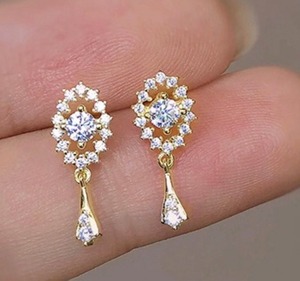Orecchini Pendenti Geometrici Ovali per Donne, Stile Vintage Francese, Accessori per Orecchie da Indossare Quotidianamente - Product Image 6