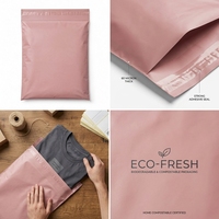 Sacs et enveloppes d'expédition personnalisés avec logo Sixty Mic, recyclables, imperméables, résistants aux déchirures et à l'humidité
