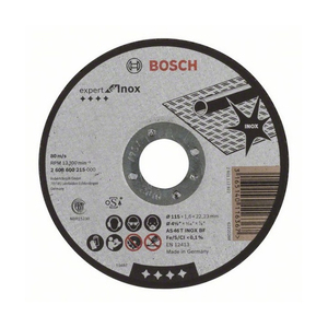 Per BOSCH 115X1.6mm disco da taglio in acciaio inox per smerigliatrici modello 2608600215 - Product Image 1