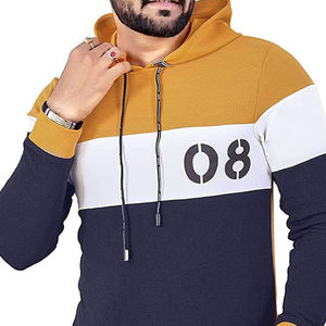 Sudadera con Capucha Básica de Algodón Mezclado, Diseños Nuevos de Uso Regular, Sudadera con Capucha para Hombre de la Mejor Calidad, Estilo Urbano de Invierno, Diseño de Color Personalizado - Product Image 6