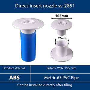 <span class=keywords><strong>Buse</strong></span> de sortie d'eau en plastique à surface lisse pour <span class=keywords><strong>spa</strong></span> et piscine, outils et accessoires de nettoyage - Product Image 5