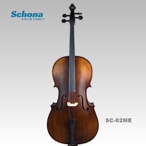 Cello artisanal <span class=keywords><strong>haut</strong></span> <span class=keywords><strong>de</strong></span> <span class=keywords><strong>gamme</strong></span> en érable grain tigre mat, dos et flancs, taille 4/4, pour examen, pratique, performance solo, directement <span class=keywords><strong>de</strong></span> l'usine - Product Image 2