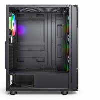SAMA Best Selling Tempered Glass Front Panel Mid Tower ATX PC Computer Gaming Case