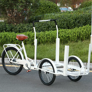 Production professionnelle personnalisée 3 roues adulte vélo vélo chariot de nourriture à l'envers chariot de collation - Product Image 3