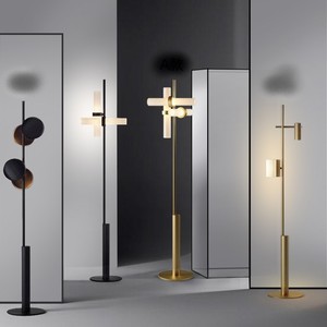 Lampada da Terra Nordica Retrò Postmoderna, Luce Ambientale <span class=keywords><strong>LED</strong></span> Semplice per Camera da Letto e Soggiorno, Arredamento in Stile Ins - Product Image 1