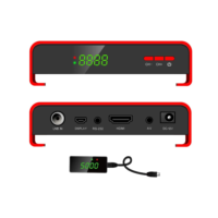 Receptor de Satélite Mini DVB-S2-MINI H.265+CAS en Oferta, Decodificador Compatible con TV HD para CCCam y Oscam