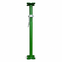 Étai télescopique réglable en acier robuste XSH, entièrement fileté, pour coffrage de dalle, peint en vert, Construction 1
