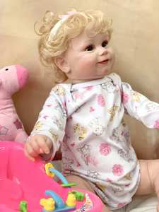 Poupée Reborn Sam Dropshipping Girl Black Rabbit Mobi Early Birth, lit double couche, chaussures en cuir, entièrement assemblée - Product Image 3