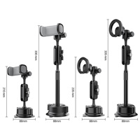 Support de tablette et de téléphone portable en alliage d'aluminium à hauteur réglable avec ventouse, étanche, compatible avec le tableau de bord de la voiture