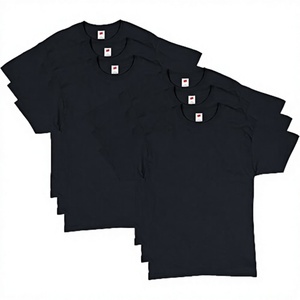 T-shirt en coton 100% de haute qualité 250 g/m², logo personnalisé, t-shirt uni surdimensionné pour hommes - Product Image 3