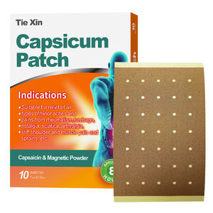 多孔質唐辛子プラスター ホット接着チリ唐辛子プラスター 120x180mm CE認証済み 身体の痛み緩和パッチ - Product Image 6