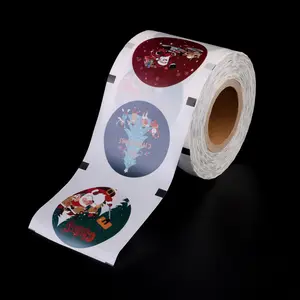 Impressão personalizada descartável Eco amigável Food Grade plástico bolha chá copo selagem embalagem filme plástico
