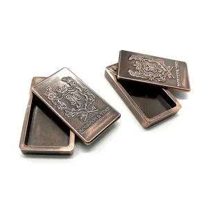 Boîte à pilules de poche portable de voyage en métal