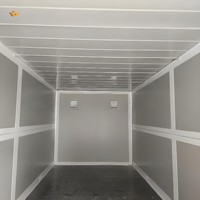 Contenedor de Oficina Móvil Moderno Prefabricado de 20 pies, Dormitorio Modular para Personal, Casa Contenedor Plegable