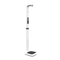Balance médicale ultrasonique pour la mesure de la taille, du poids et de l'IMC, écran LCD segmenté de 5 pouces, précision de 0,1 g, diffusion vocale, prise en charge du kg, OEM