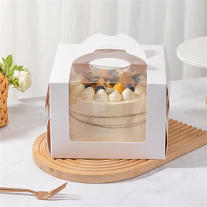 Luxury Recyclable Biodegradable Cake Folder with Transparent Window Matt Lamination for Birthday - Product Image 4